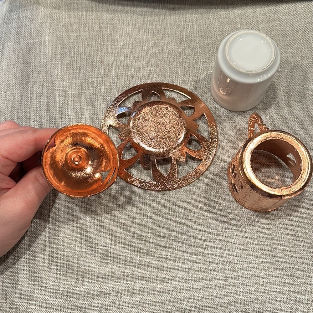 Traditional Ottoman Turkish Coffee cup set - Picture 5 of 6